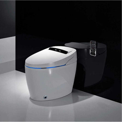 Elongated One Piece Smart Toilet with Advance Bidet And Soft Closing Seat